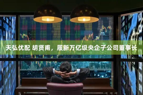 天弘优配 胡贤甫,履新万亿级央企子公司董事长