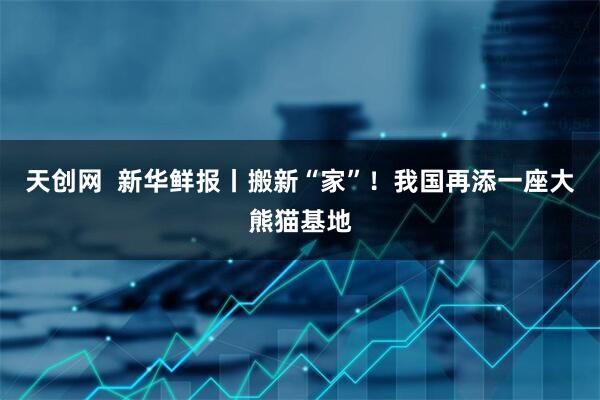 天创网  新华鲜报丨搬新“家”！我国再添一座大熊猫基地